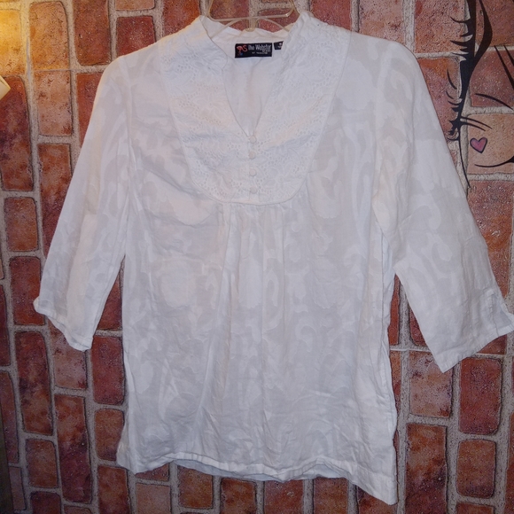 Pre-Owned The Webster at Target 3/4 Sleeve blouse*Wear pics for reference * - Picture 2 of 6